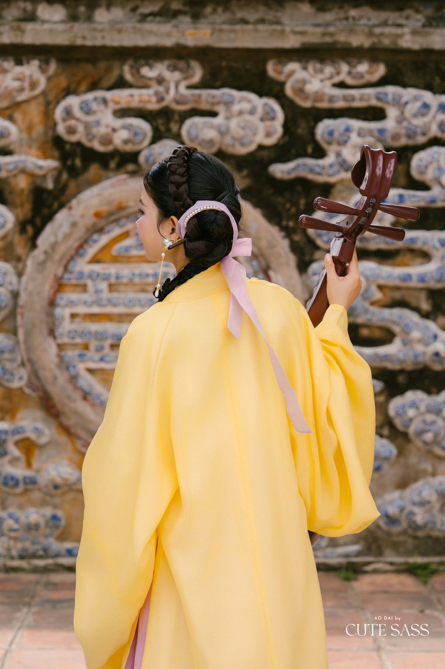 Ao Doi Kham Yellow - Parallel-Flapped Jacket