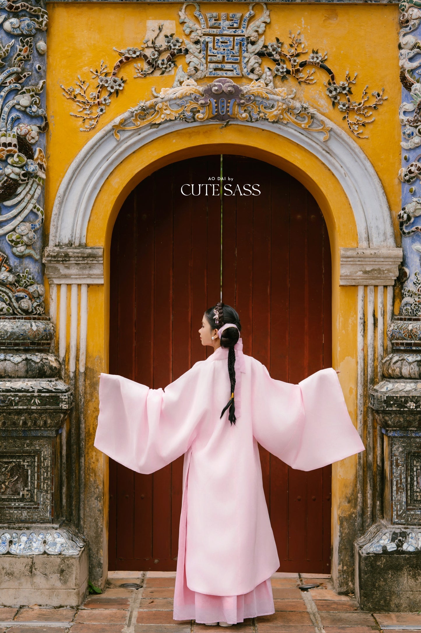 Ao Doi Kham Pink - Parallel-Flapped Jacket