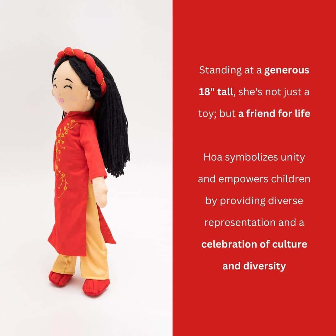 Joeydolls Vietnamese 'Hoa' Cultural Doll