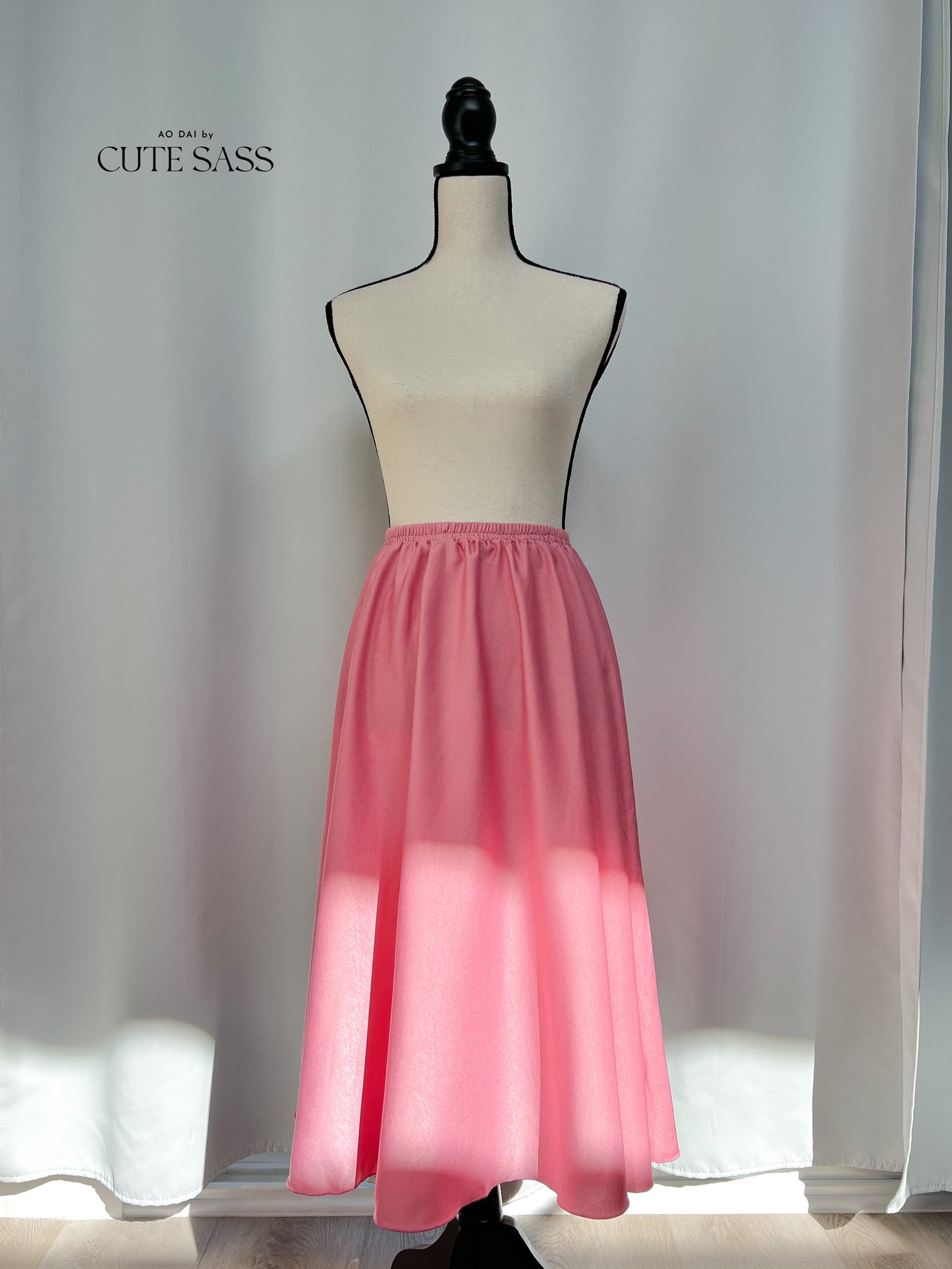 Ao Dai Skirt (6 colors) - Modern Length 75cm