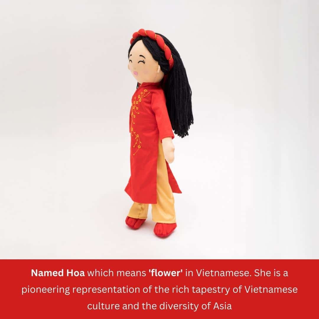 Joeydolls Vietnamese 'Hoa' Cultural Doll