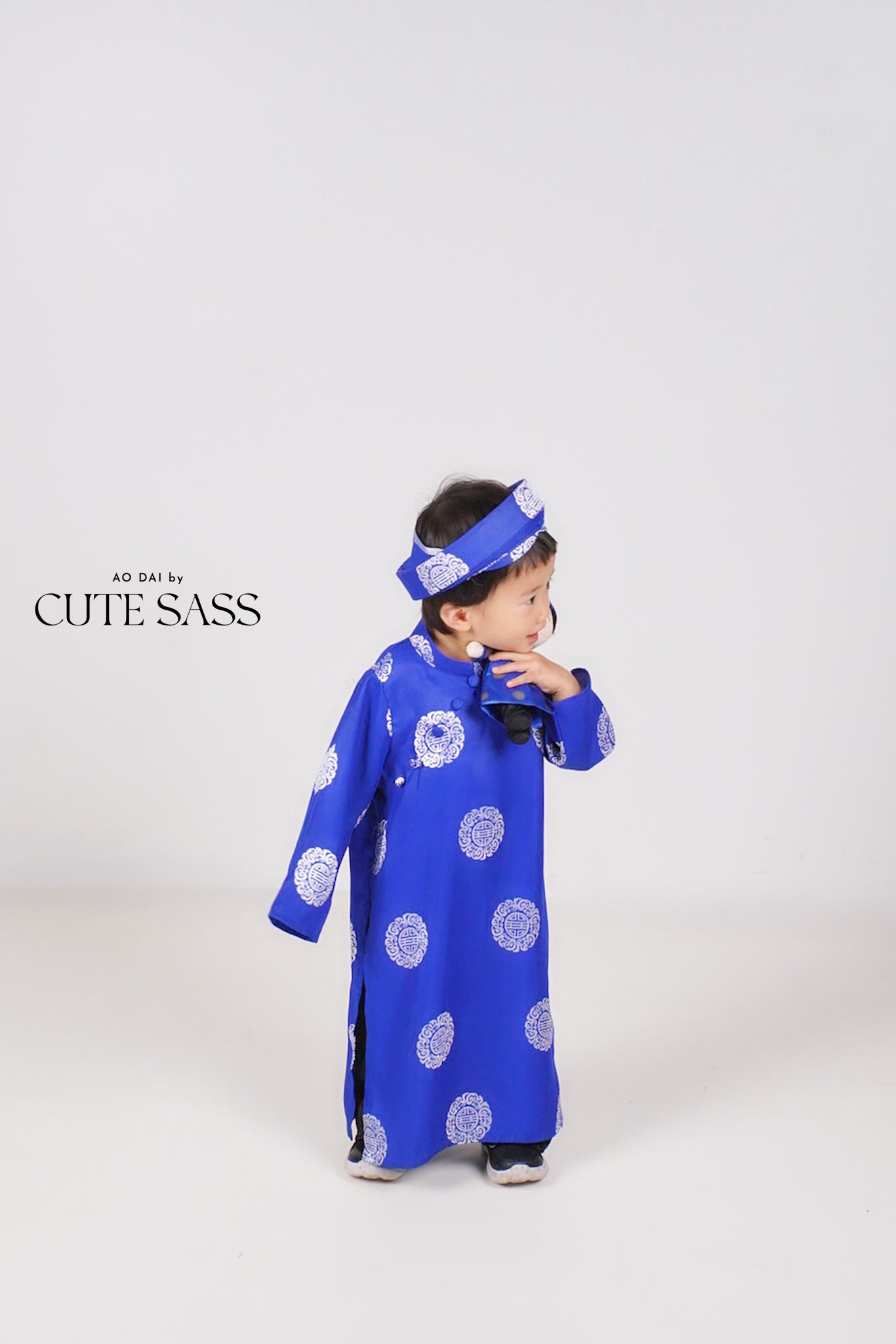 Minh Boy Ao Dai Set with Headband x Joeydolls (No Doll Included)
