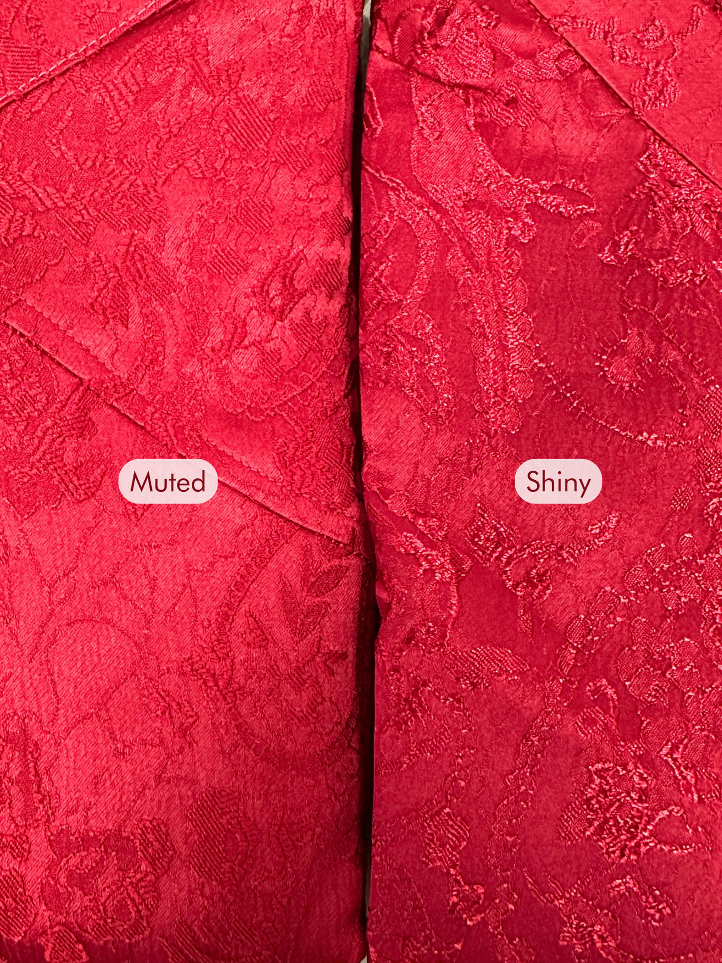 Men Red Paisley Gam Ao Dai Top 8A