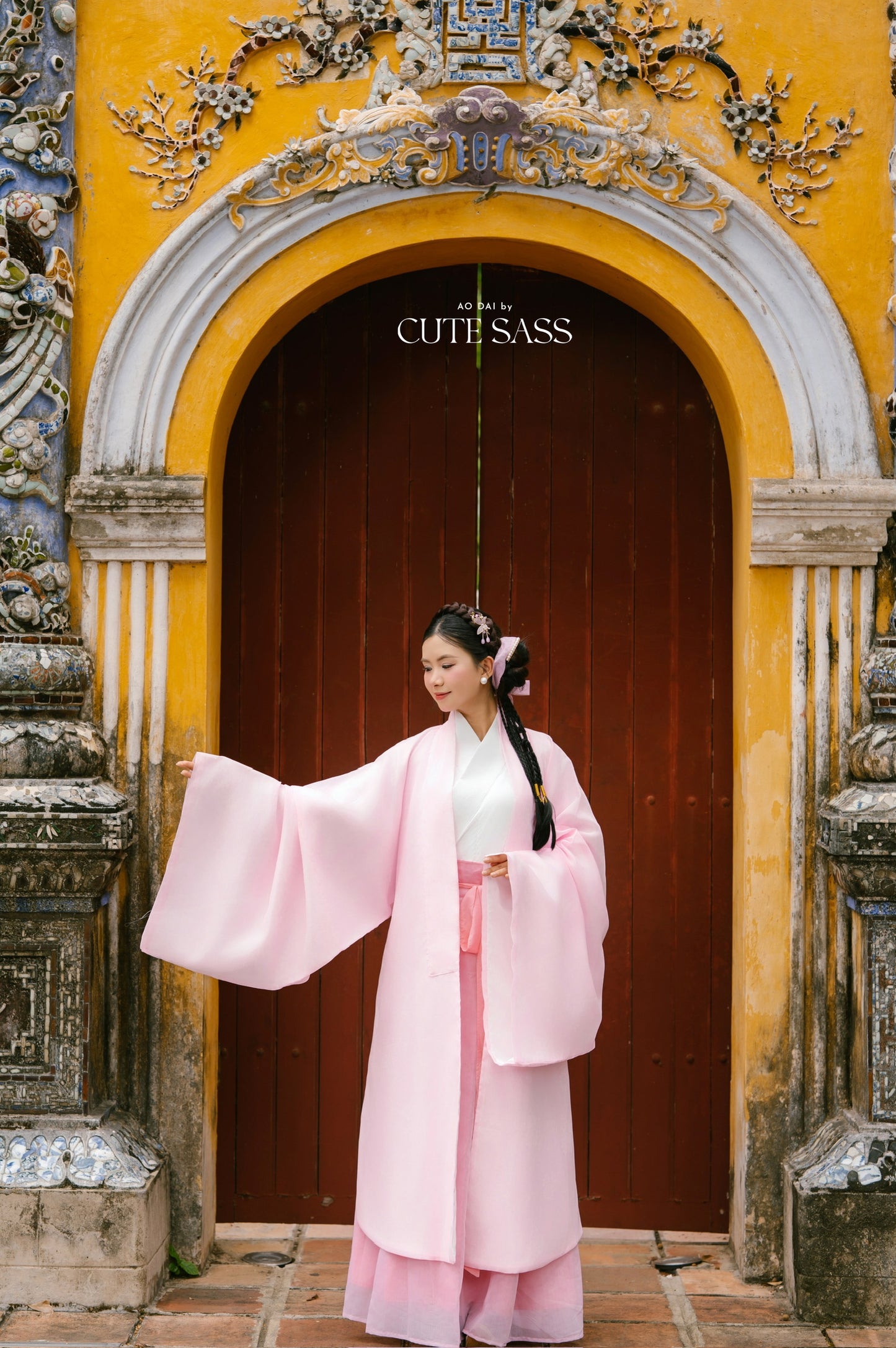Ao Doi Kham Pink - Parallel-Flapped Jacket