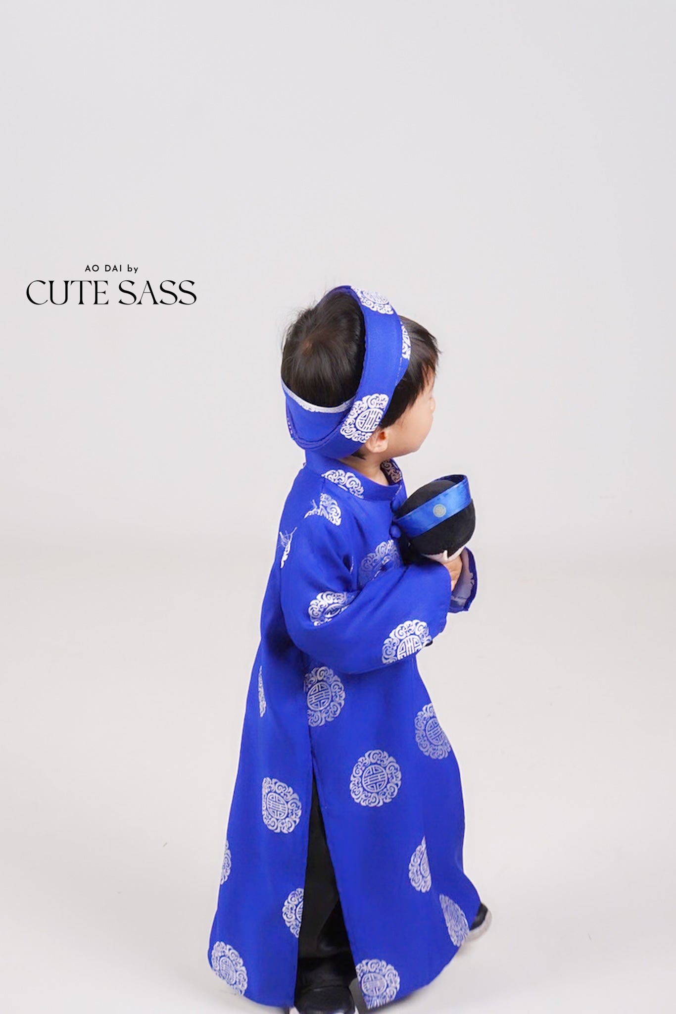 Minh Boy Ao Dai Set with Headband x Joeydolls (No Doll Included)