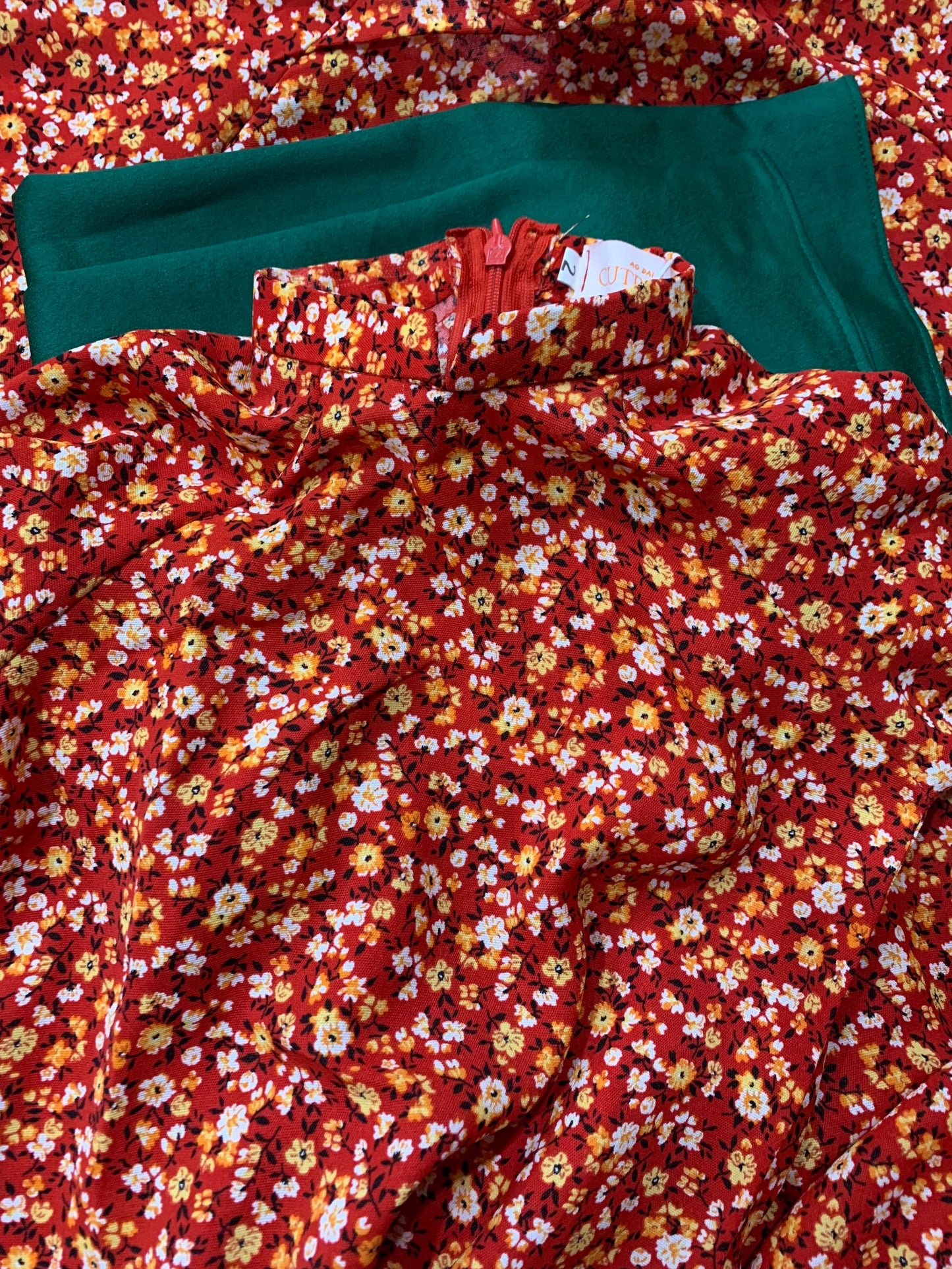 NEW PATTERN Mom and Daughter Red Matching Ao Dai Set with Headbands