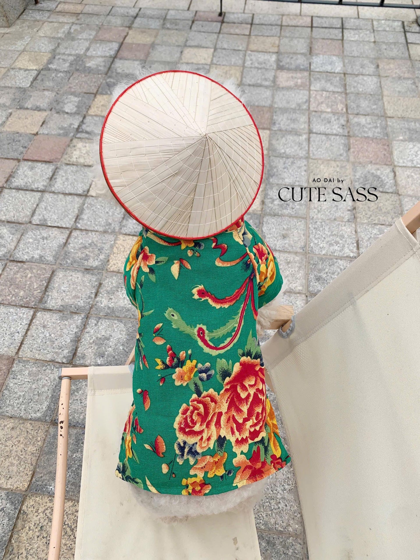 Pet Non La (Straw Hat) | Vietnamese Pet Outfit | Cute Dog and Cat Ao Dai | Lunar New Year Pet Clothes| AoDaibyCuteSass