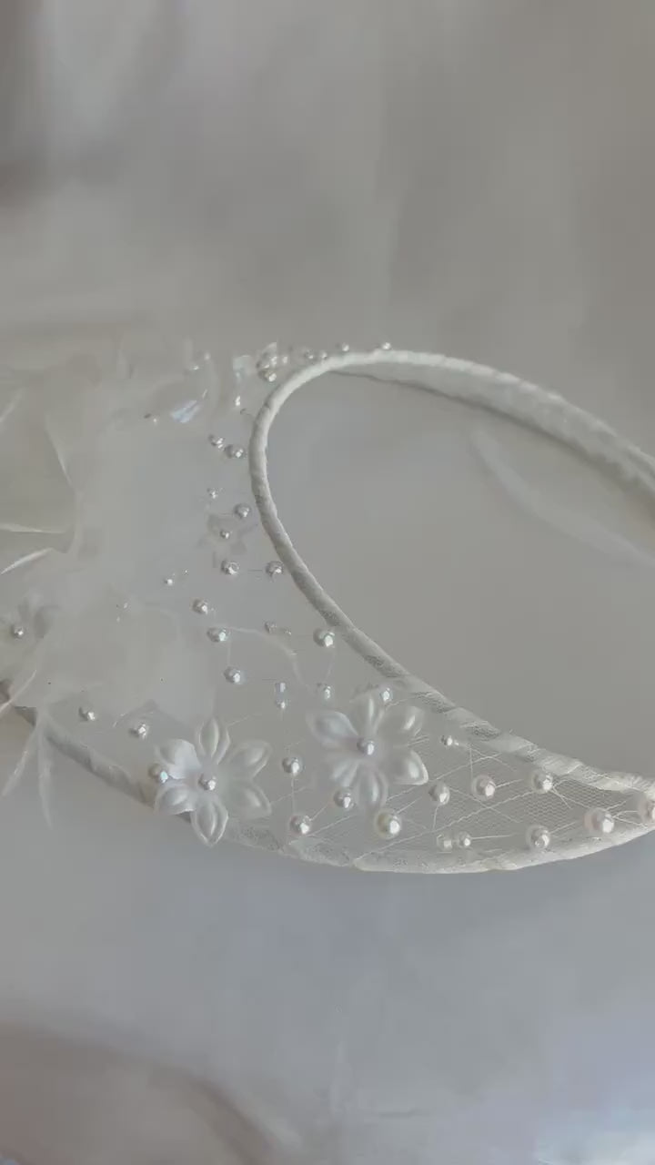MOON Feather Head Piece