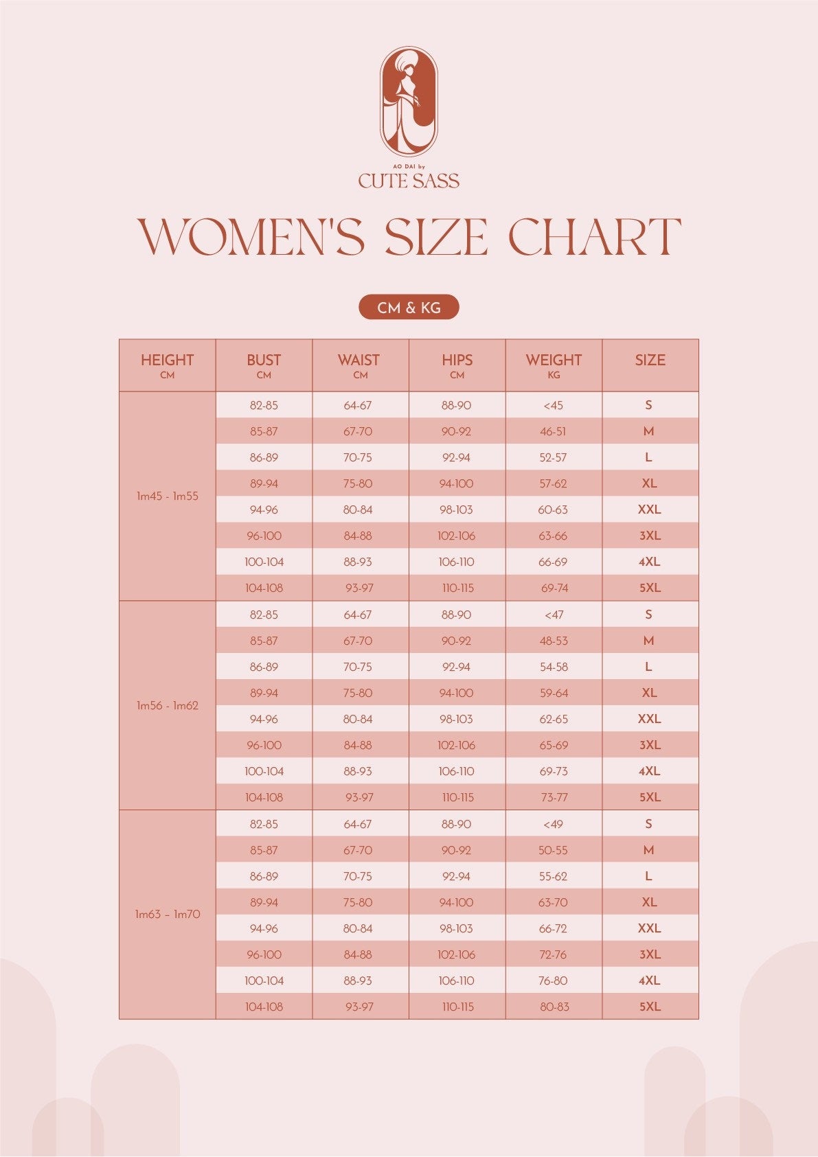 Shifted Button Gam Ao Dai Top Only (NO PANTS)