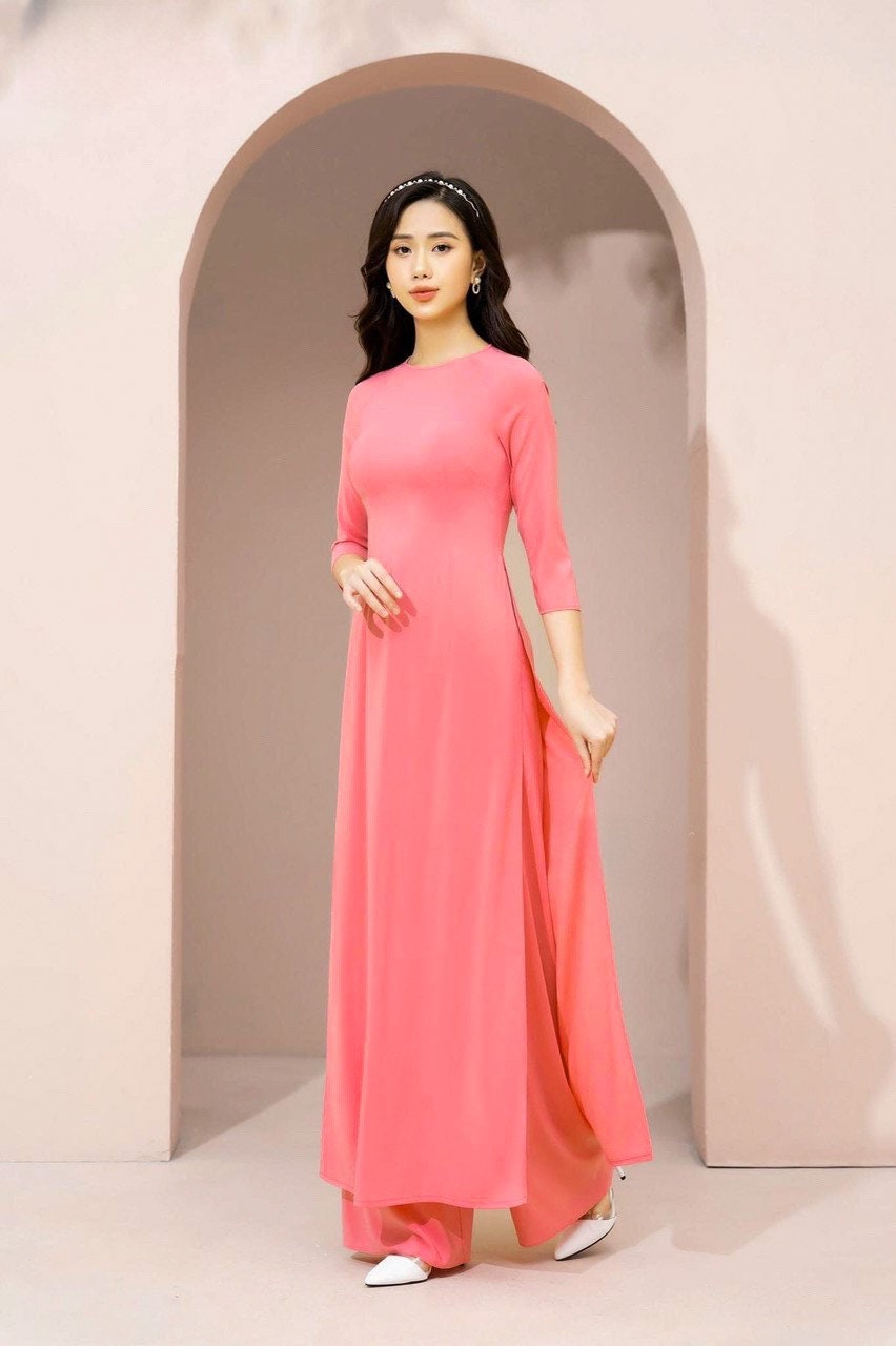 Chiffon Ao Dai Set (Multiple Colors)