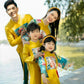 Family Yellow Lotus & Koi Ao Dai Set