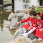 Family Red Embroidery Ao Dai Set