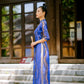 Vien Collection - Water Element Ao Dai Set | Pre-made Traditional Women Ao Dai with Pants | Lunar New Year| Ao Dai Truyen Thong