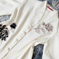 White Embroidery Temple Set | Pre-made Traditional Vietnamese Ao Dai| Lunar New Year| Ao Dai Truyen Thong|Women Ao Dai with Pants|M6