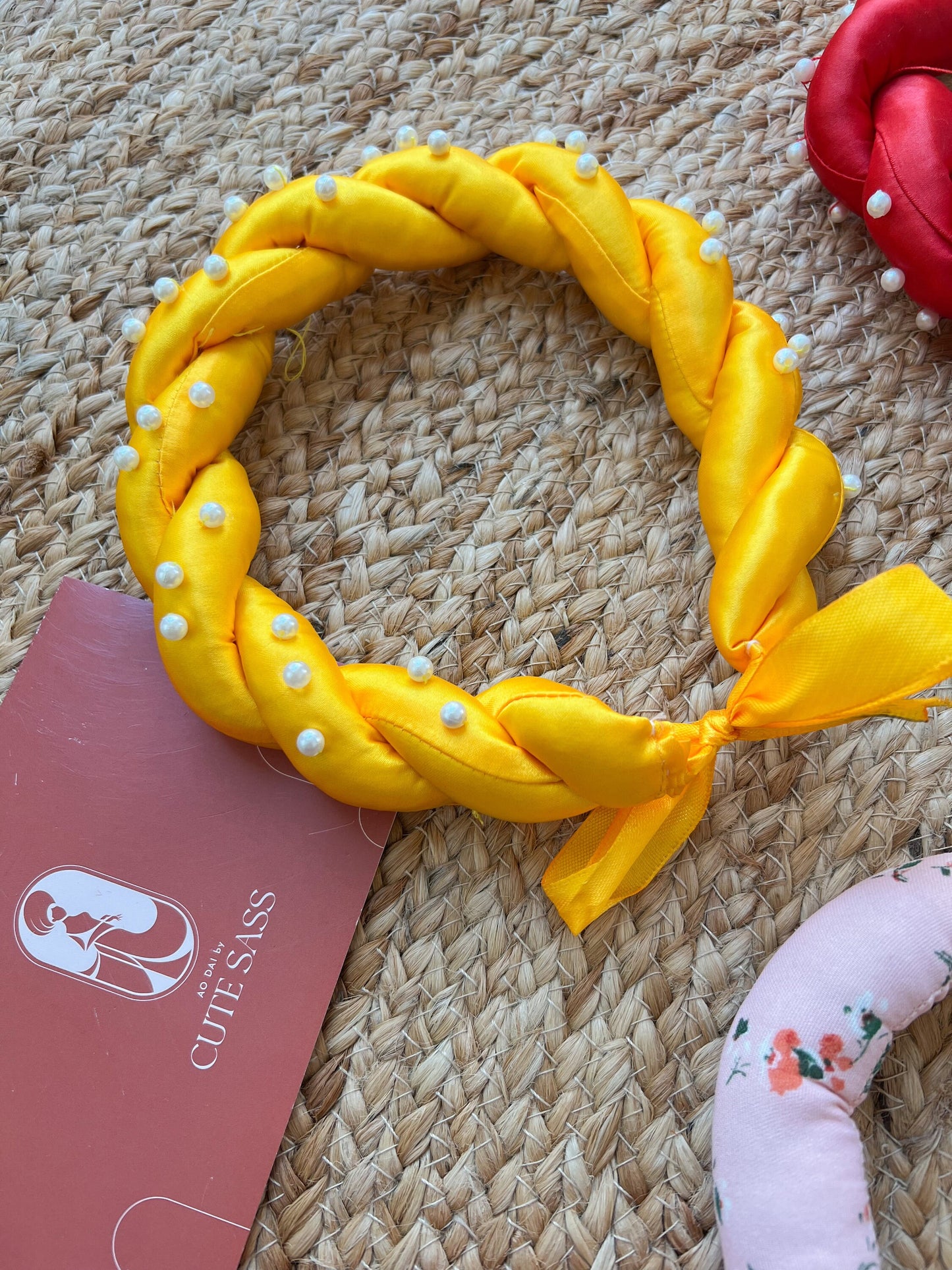Kid Headband - Mấn (6 Colors) | Pre-made Vietnamese Ao Dai Accessories | Vietnamese Accessories | Kid Ao Dai Headband