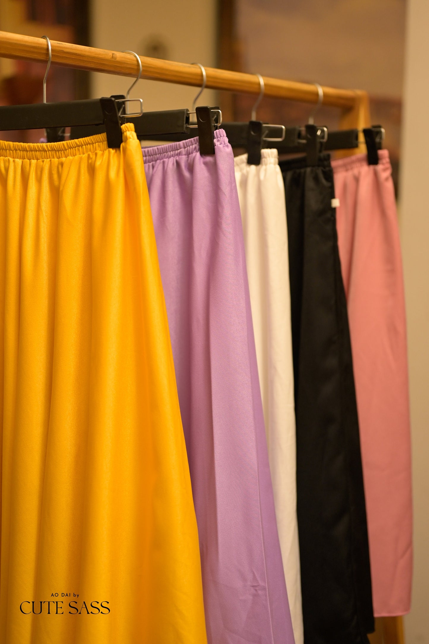 Ao Dai Skirt (6 colors) - Modern Length 75cm