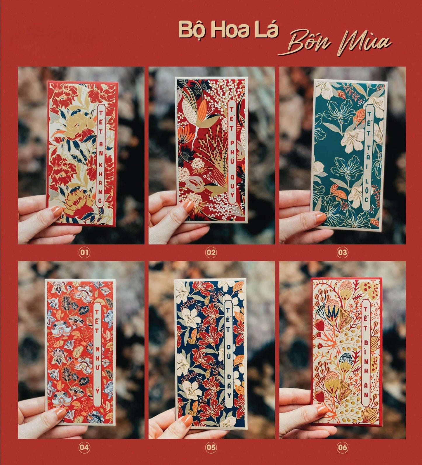 Bao Lì Xì - VINTAGE Lucky Envelope