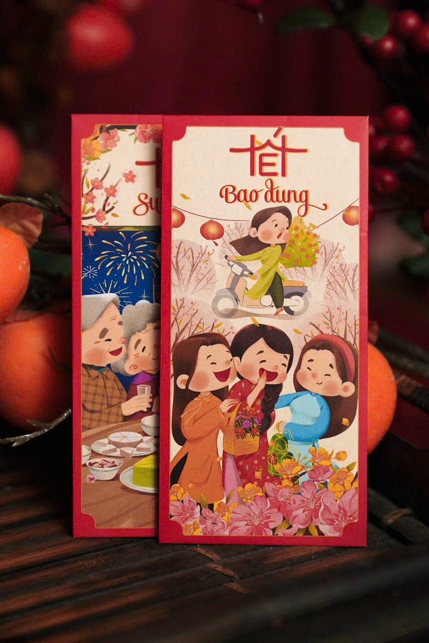Bao Lì Xì - FAMILY Lucky Envelope | Tet Lucky Money Emvelope