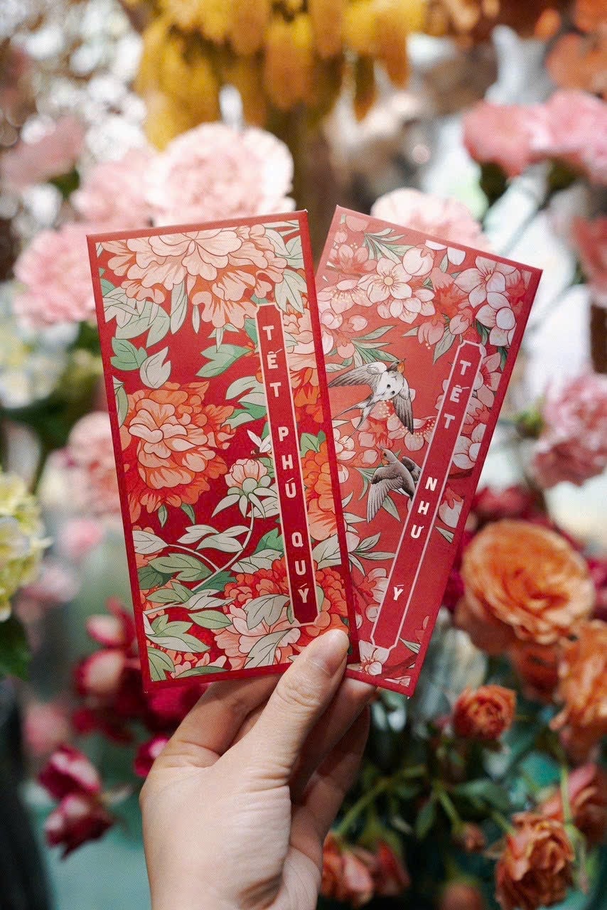 Bao Lì Xì - FLORAL Lucky Envelope | Tet Lucky Money Emvelope