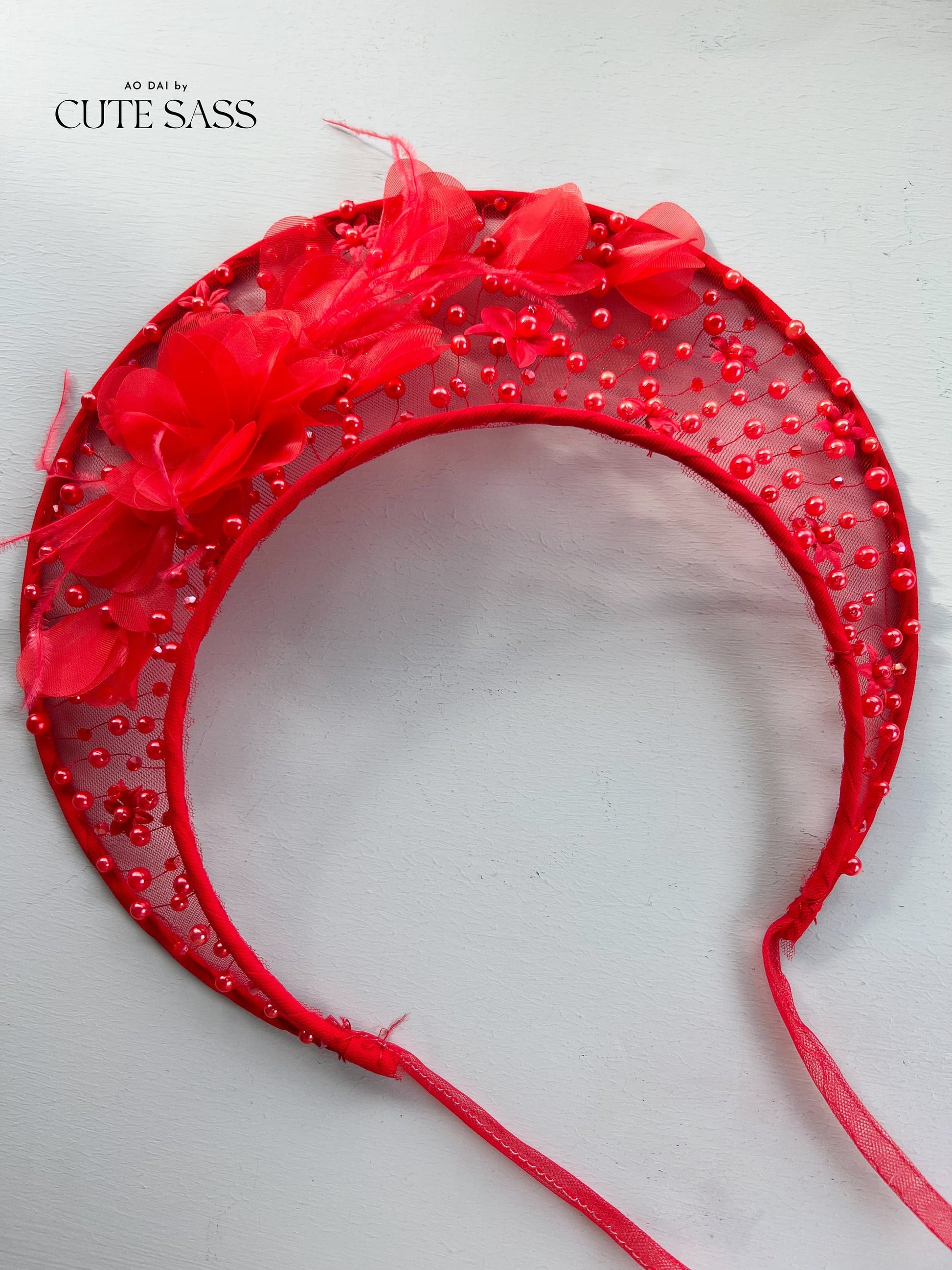 MOON Feather Head Piece