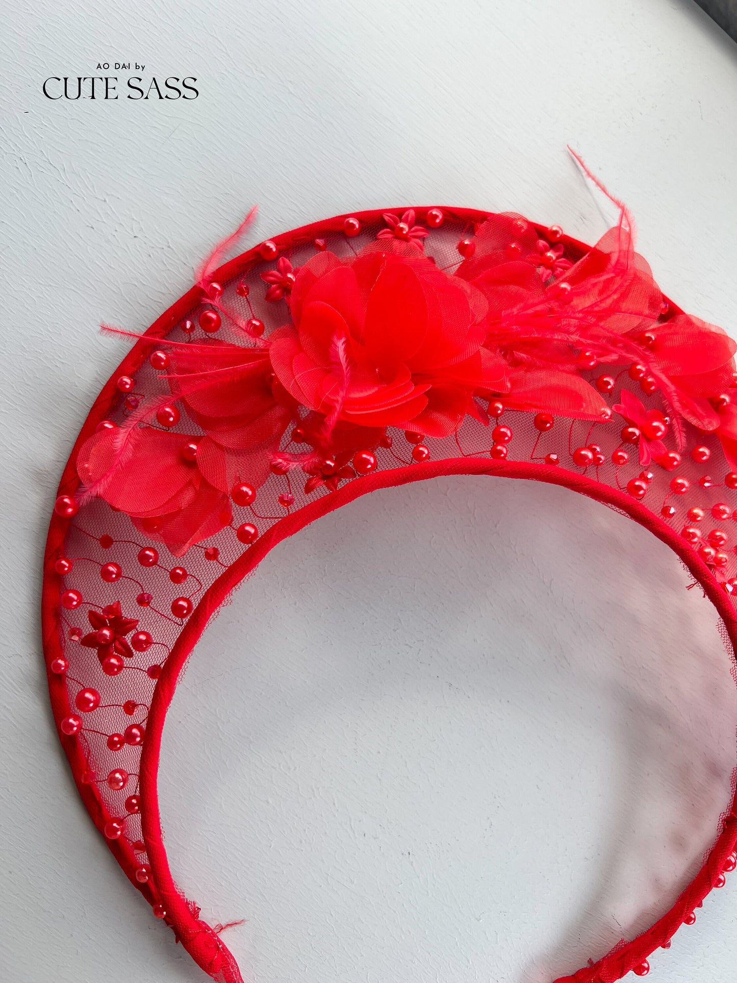 MOON Feather Head Piece