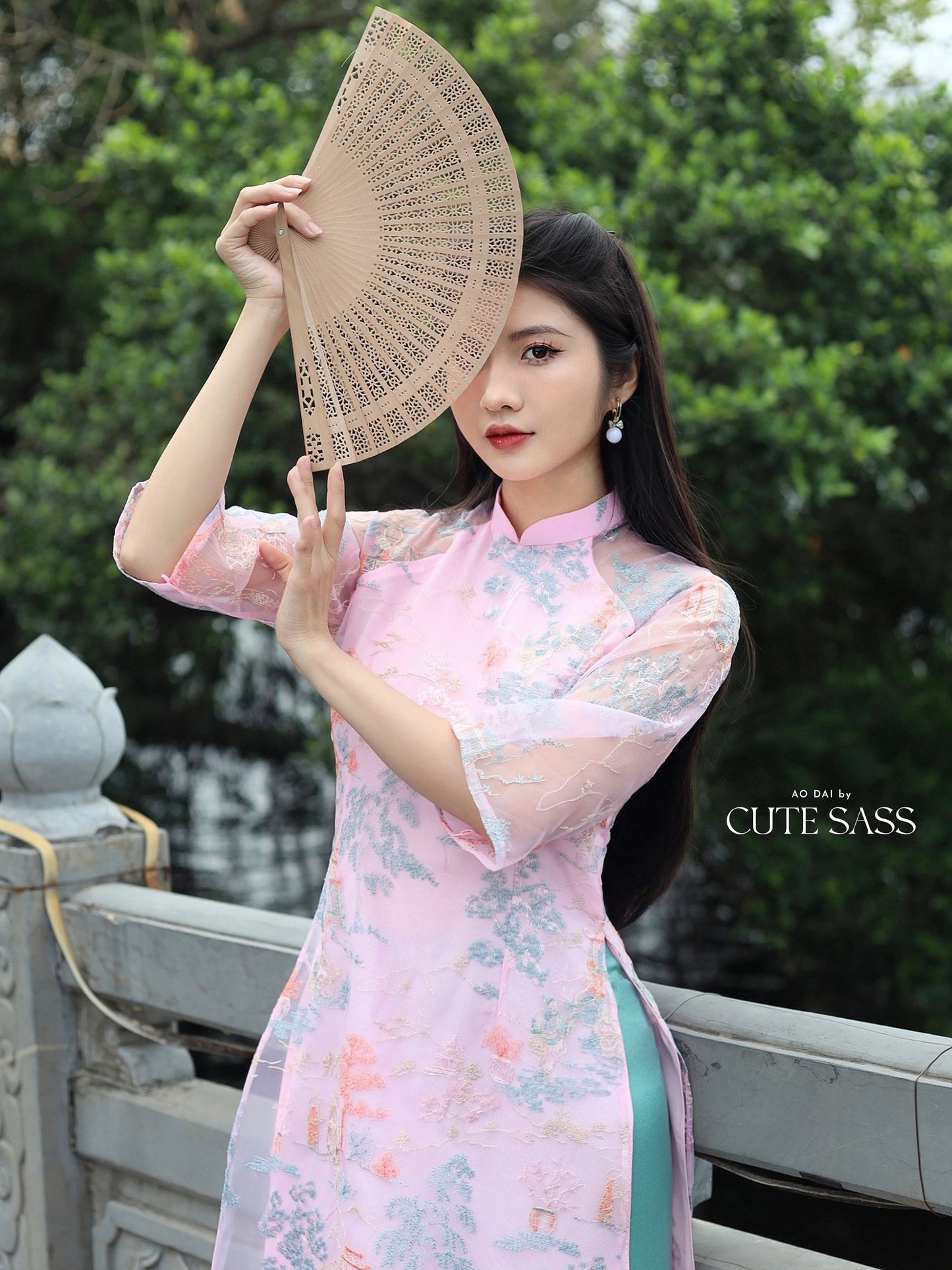TRADITIONAL Tu Minh Ao Dai Set (5 COLORS) | Pre-made Traditional Vietnamese Ao Dai| Ao Dai with Pants | Lunar New Year| Ao Dai Truyen Thong|