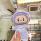 Purple Gam Vietnamese Ao Dai Set for Labubu – Includes Pants & Round Headband (Doll Not Included)