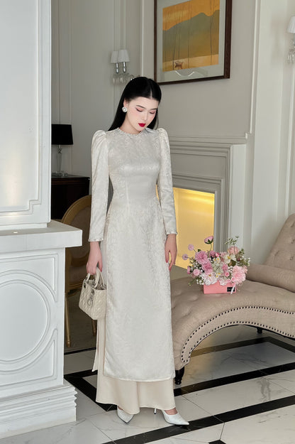 Pearl Silk Ao Dai Set (3 Colors)20D