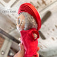 Red Vietnamese Ao Dai Set for Labubu – Includes Pants & Red Khan Dong (Doll Not Included)