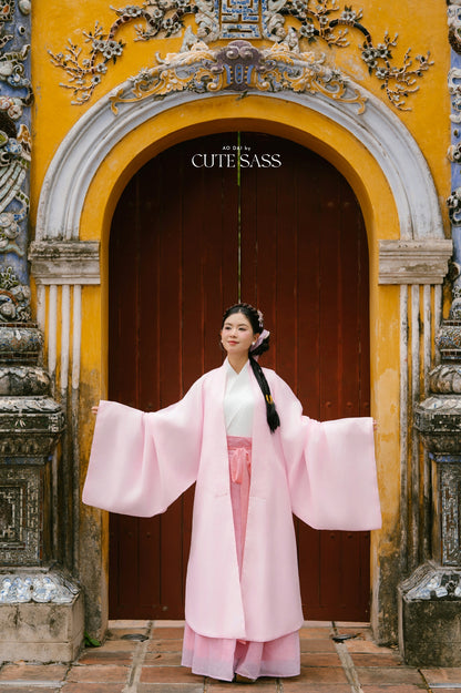 Ao Doi Kham Pink - Parallel-Flapped Jacket