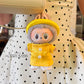 Yellow Gam Vietnamese Ao Dai Set for Labubu – Includes Pants & Round Headband (Doll Not Included)