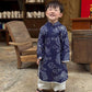 Boy Printed Dragon Clouds Ao Dai Top (3 Colors) 41B