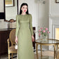 Pearl Silk Ao Dai Set (3 Colors)