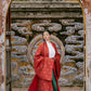 Ao Doi Kham Red - Parallel-Flapped Jacket