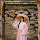 Ao Tu Dien Pink - Four-Panel Robe