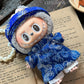 Red Gam Vietnamese Khan Dong for Labubu, Headband Only (Doll and Outfit Not Included)