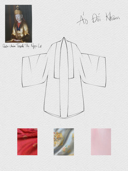 Ao Doi Kham Pastel Green - Parallel-Flapped Jacket