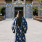 Ao Doi Kham Navy Blue - Parallel-Flapped Jacket