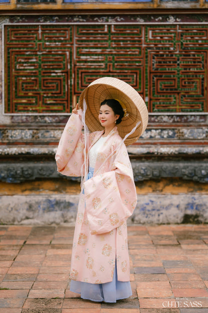 Ao Doi Kham Pink - Parallel-Flapped Jacket