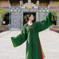 Ao Tu Dien Green - Four-Panel Robe