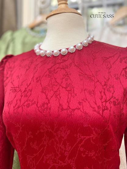 Pearl Silk Ao Dai Set (3 Colors)20D