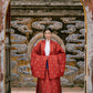 Ao Doi Kham Red - Parallel-Flapped Jacket