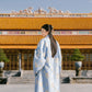 Ao Doi Kham Sky Blue - Parallel-Flapped Jacket