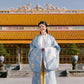Ao Doi Kham Sky Blue - Parallel-Flapped Jacket