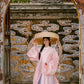 Ao Tu Dien Pink - Four-Panel Robe