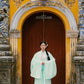 Ao Doi Kham Cyan - Parallel-Flapped Jacket (Wide Sleeves)