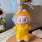 Yellow Gam Vietnamese Ao Dai Set for Labubu – Includes Pants & Headband (Doll Not Included)