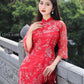 Tu Minh - Red Ao Dai Set 25C
