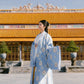 Ao Doi Kham Sky Blue - Parallel-Flapped Jacket