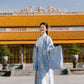 Ao Doi Kham Sky Blue - Parallel-Flapped Jacket